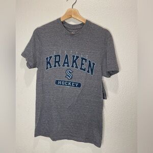 3/$15 NHL Seattle Kraken Gray Short Sleeve Tee Size Small NWT